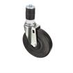 Picture of Standard Duty 1" Expanding Stem Caster With 4" Black Rubber Wheel