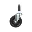 Picture of Standard Duty 1" Expanding Stem Caster With 4" Black Rubber Wheel With Brake