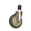 Picture of Medium Duty Stainless Steel 1" Expanding Stem Caster With 5" Gray Rubber Wheel