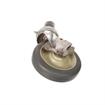 Picture of Medium Duty Stainless Steel 1" Expanding Stem Caster With 5" Gray Rubber Wheel With Brake