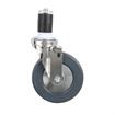 Picture of Medium Duty 1-1/2" Expanding Stem Caster With 5" Gray Rubber Wheel