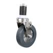 Picture of Medium Duty 1-1/2" Expanding Stem Caster With 5" Gray Rubber Wheel