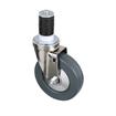 Picture of Medium Duty 1-1/2" Expanding Stem Caster With 5" Gray Rubber Wheel