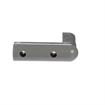 Picture of 3-1/2" L x 1" W x 7/8" H Gray Rubber Corner Bumper With Square Ends
