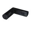 Picture of 3-1/2" L x 1" W x 7/8" H Black Rubber Corner Bumper With Square Ends