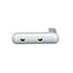 Picture of 4-1/16" L x 1" W x 7/8" H Gray PVC Corner Bumper With Rounded Ends