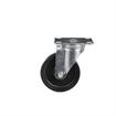 Picture of Medium Duty 2-3/8" x 3-5/8"  Plate Caster With 3" Black Polyolefin Wheel