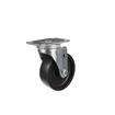 Picture of Medium Duty 2-3/8" x 3-5/8"  Plate Caster With 3" Black Polyolefin Wheel