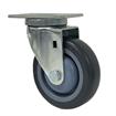 Picture of Medium Duty 2-3/8" x 3-5/8"  Plate Caster With 4" Gray Polyurethane Wheel