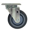 Picture of Medium Duty 2-3/8" x 3-5/8"  Plate Caster With 5" Gray Polyurethane Wheel