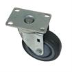 Picture of Medium Duty 2-3/8" x 3-5/8"  Plate Caster With 5" Gray Polyurethane Wheel