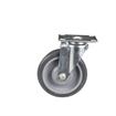Picture of Medium Duty 2-3/8" x 3-5/8"  Plate Caster With 5" Gray Polyurethane Wheel