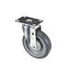 Picture of Medium Duty 2-3/8" x 3-5/8"  Plate Caster With 5" Gray Polyurethane Wheel