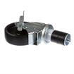 Picture of Medium Duty 1" Expanding Stem Caster With 5" Black Polyolefin Wheel With Brake
