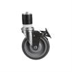 Picture of Medium Duty 1-1/2" Expanding Stem Caster, 5"Dia. Gray Polyurethane Wheel With Top Brake