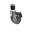 Picture of Medium Duty 1-1/2" Expanding Stem Caster, 5"Dia. Gray Polyurethane Wheel With Top Brake