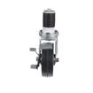 Picture of Medium Duty 1-5/8" Expanding Stem Caster With 5" Black Rubber Wheel With Brake