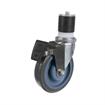 Picture of Medium Duty 1-5/8" Expanding Stem Caster With 5" Gray Polyurethane Wheel With Top Brake