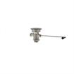 Picture of Encore®  Twist Handle Drain, 3-1/2" Sink Opening, 2" Outlet with Brass 1-1/2" Male Reducer