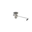 Picture of Encore®  Twist Handle Drain, 3-1/2" Sink Opening, 2" Outlet with Brass 1-1/2" Male Reducer