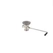Picture of TOP-LINE® Twist Handle Drain, 3-1/2" Sink Opening, 2" Outlet with 1-1/2" Male Reducer