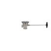 Picture of Encore® Quik-Flo Rotary Drain with Flat Strainer, 3-1/2" Sink Opening, 2" Male or 1-1/2" Female Outlet