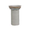 Picture of Encore® Gray ABS Sink Drain 2-7/8" L, 1-3/8" Dia. Sink Opening, 2" Face Flange, 1" NPS