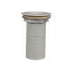 Picture of Encore® Gray ABS Sink Drain 2-7/8" L, 1-3/8" Dia. Sink Opening, 2" Face Flange, 1" NPS