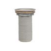 Picture of Encore® Gray ABS Sink Drain 2-7/8" L, 1-3/8" Dia. Sink Opening, 2" Face Flange, 1" NPS
