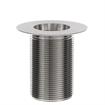 Picture of Encore® Nickel Plated Brass Sink Drain 3" L, 2" Dia Sink Opening, 3" Face Flange, 1-1/2" NPS