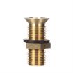 Picture of Encore® Brass Sink Drain 3-1/2" L, 15/16" Dia. Sink Opening, 1-1/4" Face Flange, Includes: Locknut & Washer, 1/2" NPS