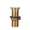 Picture of Encore® Brass Sink Drain 3-1/2" L, 15/16" Dia. Sink Opening, 1-1/4" Face Flange, Includes: Locknut & Washer, 1/2" NPS
