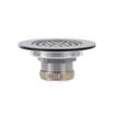 Picture of Encore® Drain Strainer, Flat, 3-1/2 to 4" Sink Opening, Stainless Steel, Includes: Locknut, Washer & Coupling Nut, 1-1/2" NPT