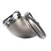 Picture of Encore® Overflow Head, 2" Dia. Cutout in Sink for Overflow Head, Nickel Plated Brass, Stainless Steel Faceplate, for 1-1/4" Tubing