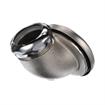 Picture of Encore® Overflow Head, 2" Dia. Cutout in Sink for Overflow Head, Nickel Plated Brass, Stainless Steel Faceplate, for 1-1/4" Tubing