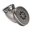 Picture of Encore® Overflow Head, 2" Dia. Cutout in Sink for Overflow Head, Nickel Plated Brass, Stainless Steel Faceplate, for 1-1/4" Tubing