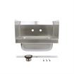 Picture of Encore® Wall Mount Type 304 Series Stainless Steel Hand Sink 14" x 10" x 5" Deep with Double Side Splash