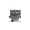 Picture of Encore Wall Mount Type 304 Series Stainless Steel Space Saver Hand Sink 9" x 9" x 5" Deep with Faucet