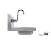 Picture of Encore Wall Mount Type 304 Series Stainless Steel Space Saver Hand Sink 9" x 9" x 5" Deep with Faucet