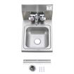 Picture of Encore Wall Mount Type 304 Series Stainless Steel Space Saver Hand Sink 9" x 9" x 5" Deep with Faucet