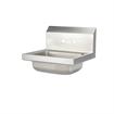 Picture of Encore® Wall Mount Type 304 Series Stainless Steel Hand Sink 4" OC  Mounting Holes 14" x 10" x 5" Deep Less Side Splash