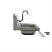 Picture of Encore® Wall Mount Type 304 Series Stainless Steel Hand Sink 4" OC Mounting Holes 14" x 10" x 5" Deep Less Side Splash with KHS15-4000