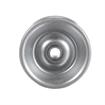 Picture of 1.94" OD Zinc Plated Steel Wheel  with 1/4" Offset Bore Bushing