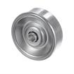 Picture of 1.94" OD Zinc Plated Steel Wheel  with 1/4" Offset Bore Bushing