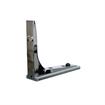 Picture of 7" L Chrome Plated Die Cast Folding Removable Shelf Bracket with Zinc Plated Steel Mount