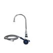 Picture of Encore® 8" OC Deck Mount Veterinary Faucet 72" Hose with Lightweight Aluminum Side Sprayer and 4" Wrist Blade Handles
