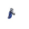 Picture of Encore 8" OC Wall Mount Veterinary Faucet with 108" Blue Coiled Hose, Vacuum Breaker and Lightweight Aluminum Side Sprayer