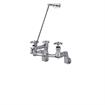 Picture of Encore® 8" OC Wall Mount Service Sink Faucet Ceramic Valves with Offset Supply and Cross Handles