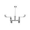 Picture of Encore® 8" OC Wall Mount Service Sink Faucet Ceramic Valves with Offset Supply and 6" Wrist Blade Handles