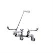 Picture of Encore® 8" OC Wall Mount Service Sink Faucet Ceramic Valves with Offset Supply and 6" Wrist Blade Handles